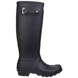 Functional Footwear Boots Adjustable Hunter Womens Original Tall Wellington Boots Black