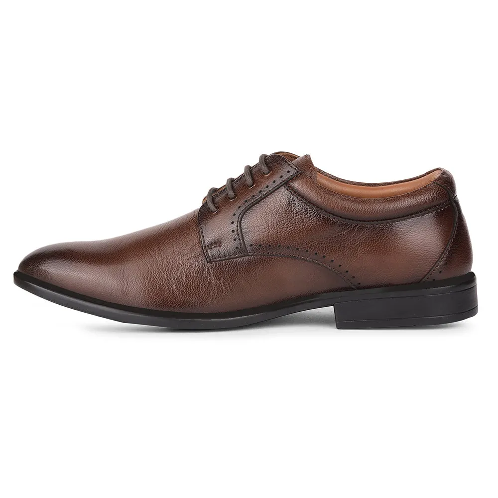 Healers By Liberty UVI-22 Formal Derby For Men - Brown Office Style Work To Evening