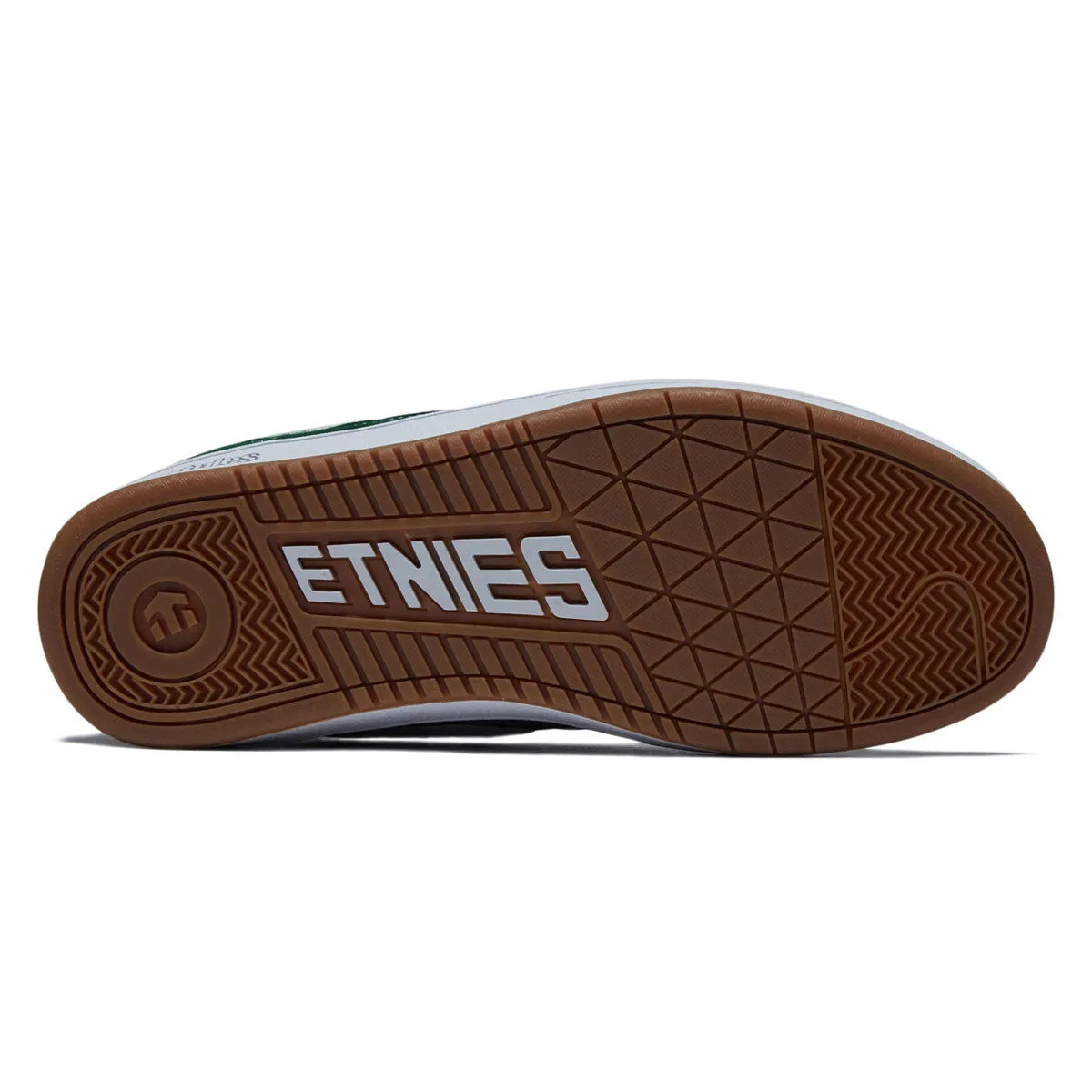 Responsive Fit Skater Fit Etnies Snake Shoes - Green/White/Grey