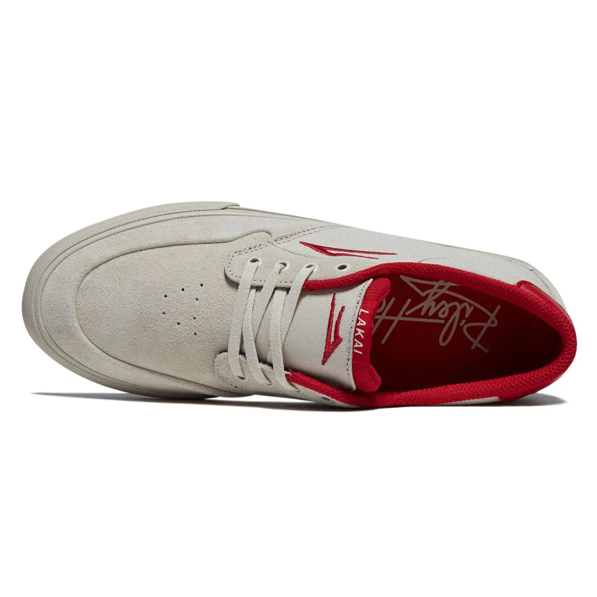 Breathable Fit Lakai Riley 3 Shoes - Cream Suede