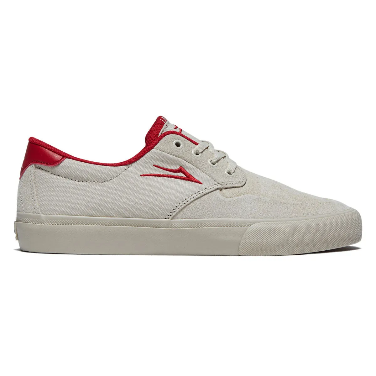 Lakai Riley 3 Shoes - Cream Suede Skateboard shoes Casual