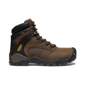Cushion Comfort Urban Explorer Men's Louisville 6" Waterproof Boot (Steel Toe)  |  Cascade Brown