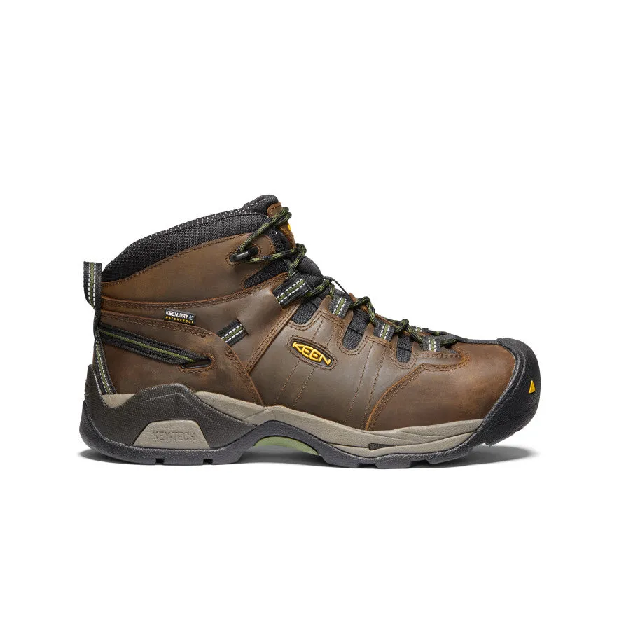 Men's Detroit XT Waterproof Boot (Steel Toe)  |  Cascade Brown/Bronze Green Durable Dust Guard