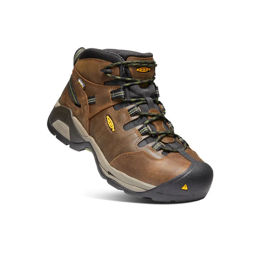 Durable Performance Men's Detroit XT Waterproof Boot (Steel Toe)  |  Cascade Brown/Bronze Green