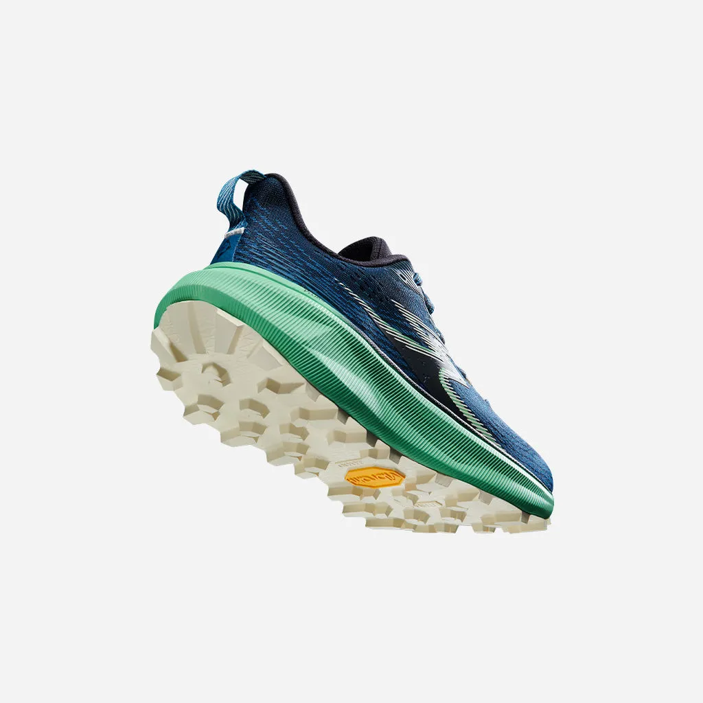 responsive running shoes 361-LYNX: Deep Ocean/Absinthe Green