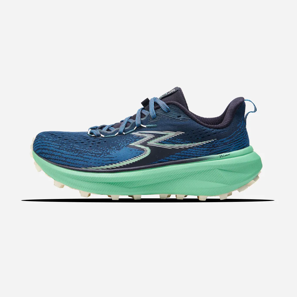 361-LYNX: Deep Ocean/Absinthe Green narrow shoes