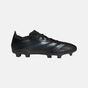 Adidas Predator League Firm Ground Men's Football Shoes - Core Black/Carbon/Gold Metallic fair play Traction Pad