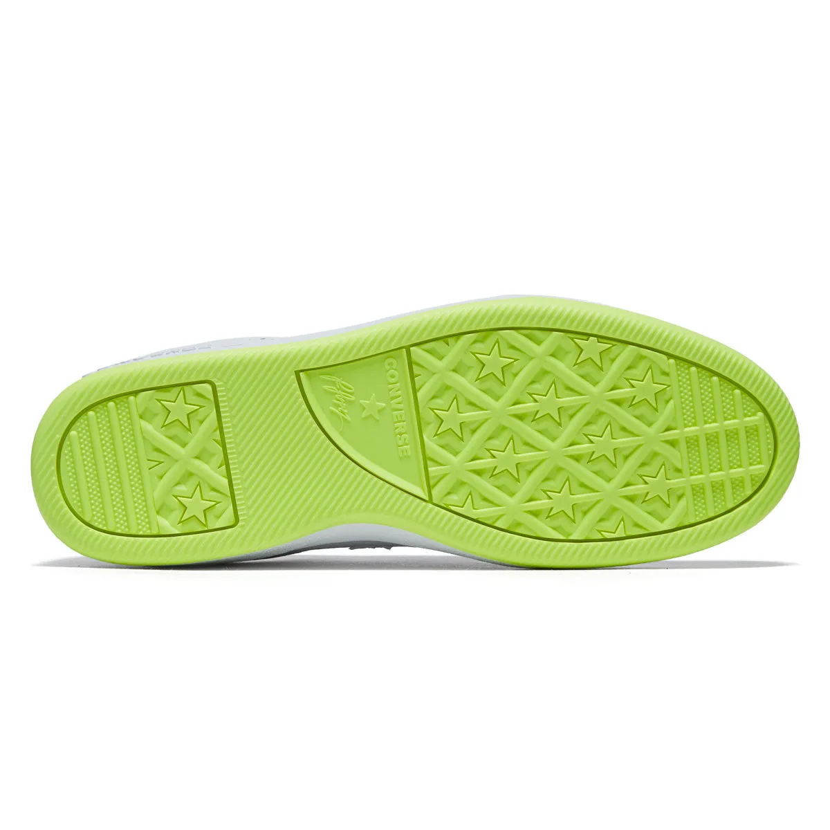 Cushioned Grip Converse Louie Lopez Pro 2 Shoes - White/White/Volt