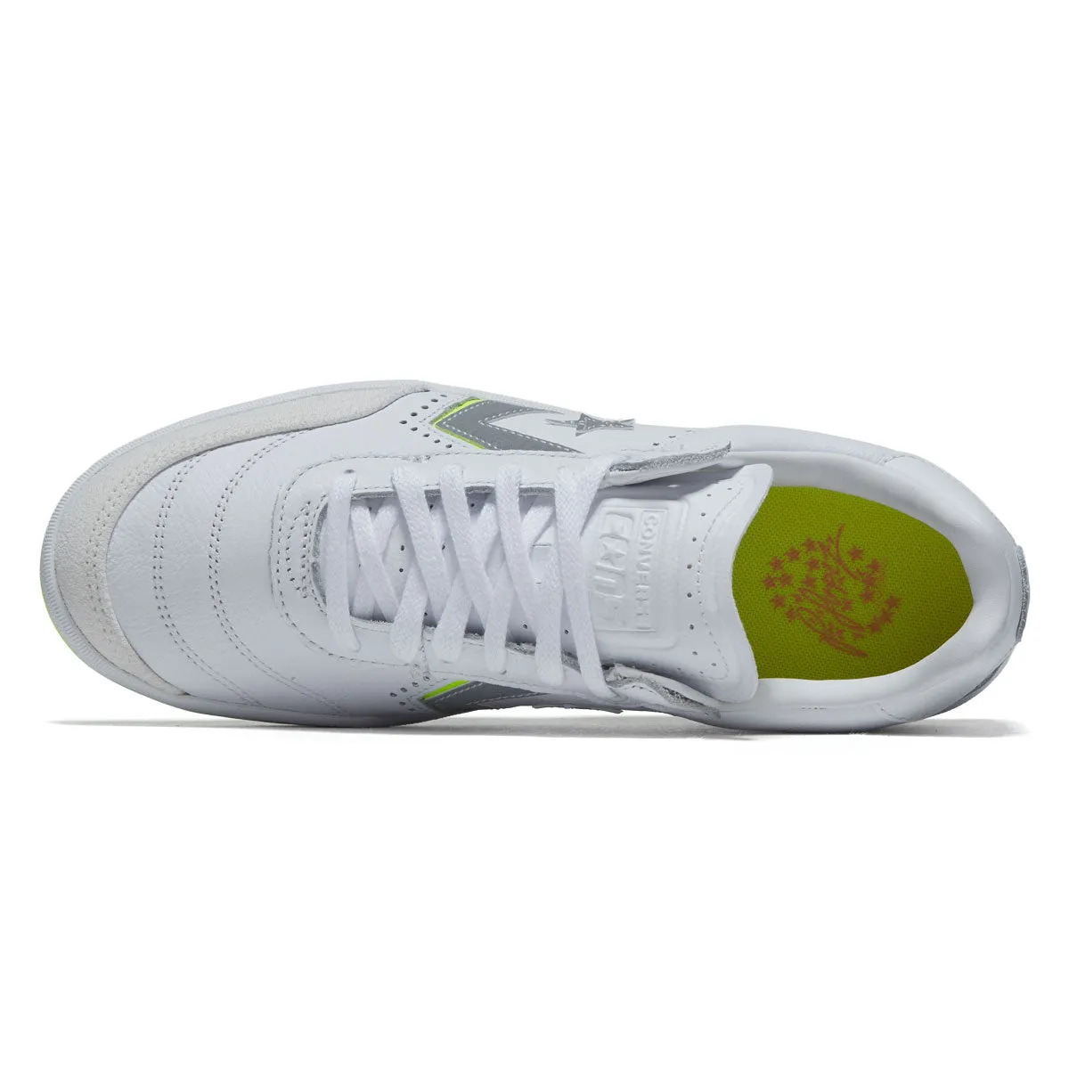 Converse Louie Lopez Pro 2 Shoes - White/White/Volt Grip Assist All Day Comfort Fit