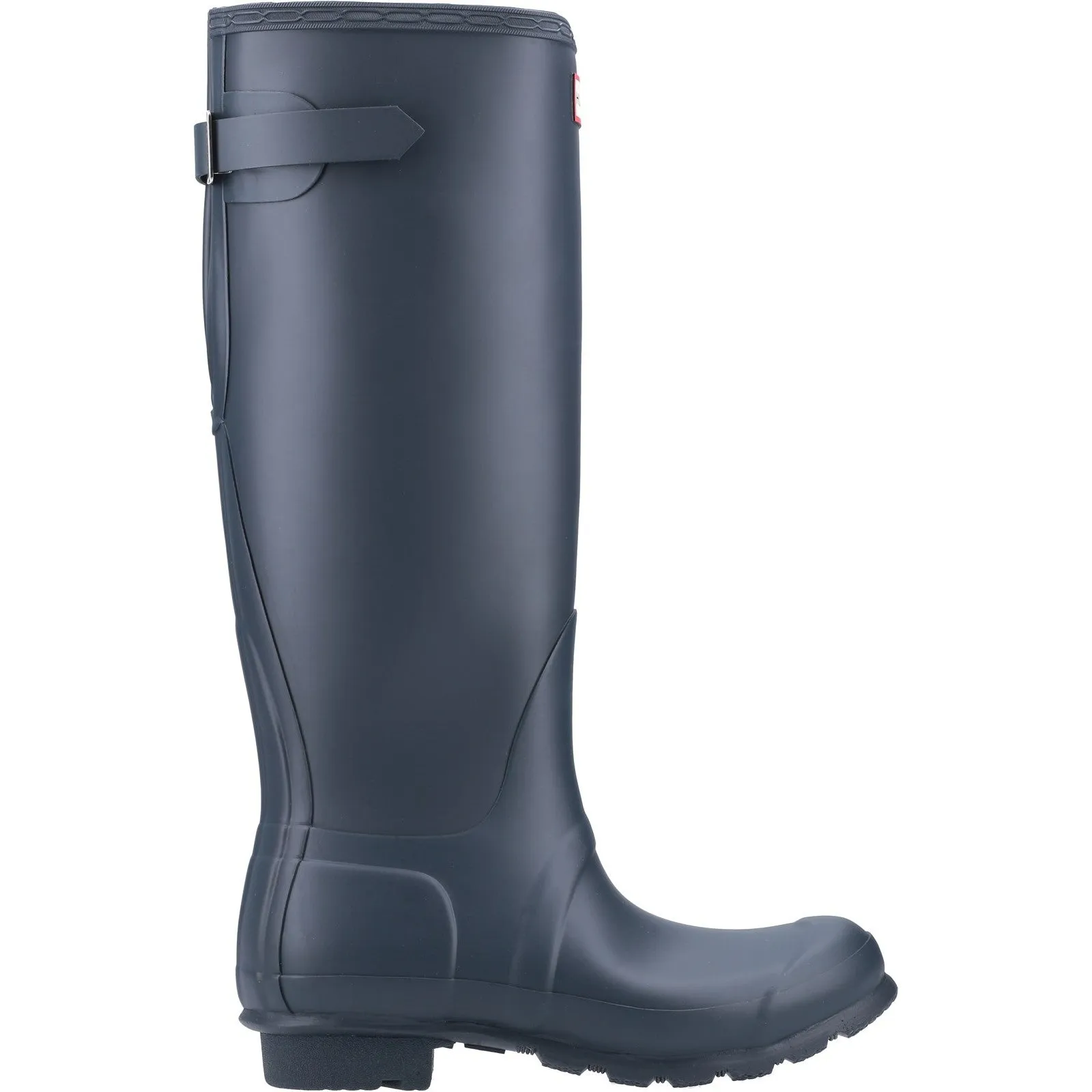 Active Boot Hunter Womens Original Tall Back Adjustable Wellington Boots Navy