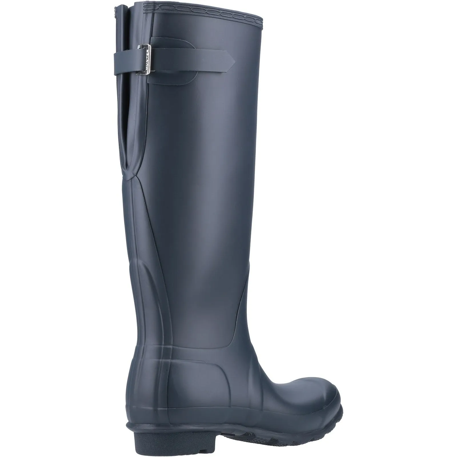 Hunter Womens Original Tall Back Adjustable Wellington Boots Navy Instant Walking