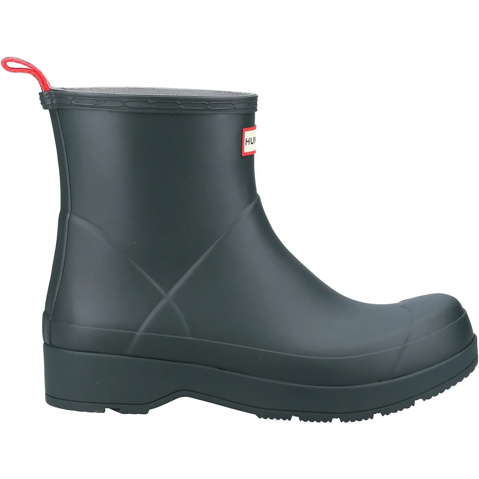 Hunter Mens Original Play Short Wellington Boots Moss Active Protection Boots Utility Walk