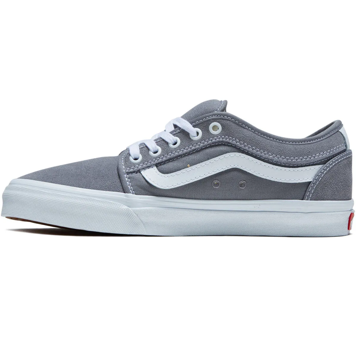 Vans Skate Chukka Low Sidestripe Shoes - Light Grey Creative Edge Grip Fit