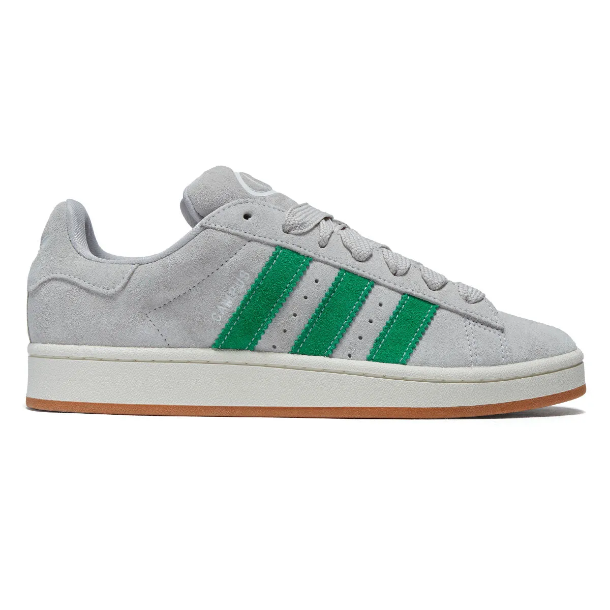 Side Balance All Day Comfort Fit Adidas Campus 00s Shoes - Grey/Green/Off White
