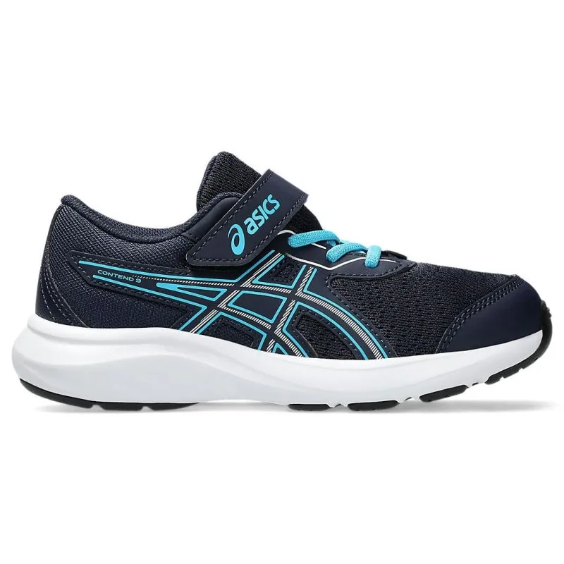 wide - fit comfort ASICS Contend 9 PS Kids Running Shoes