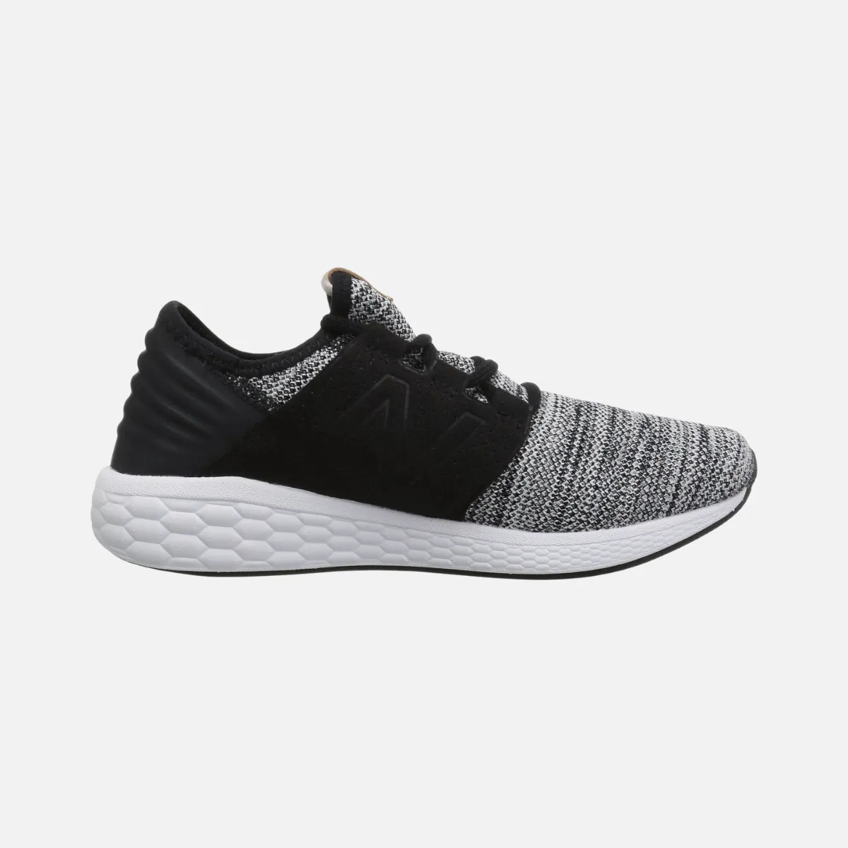 SlimFit lightweight fabric NEW BALANCE Fresh Foam Cruz V2 Knit Men Shoes -White/Black