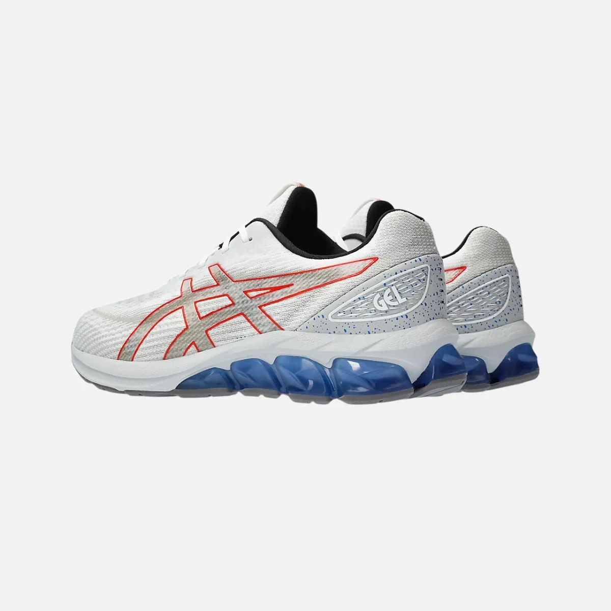 black shoes men's shoe style Asics GEL-QUANTUM 180 VII Men's Running Shoes -White/Concrete