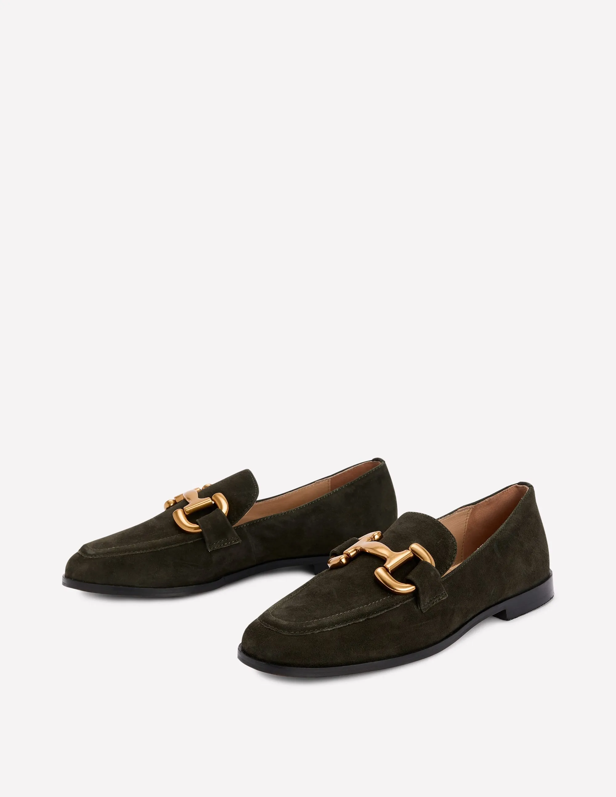 Practical Fit All-Purpose Comfort Iris Snaffle Loafers-Woodland Green