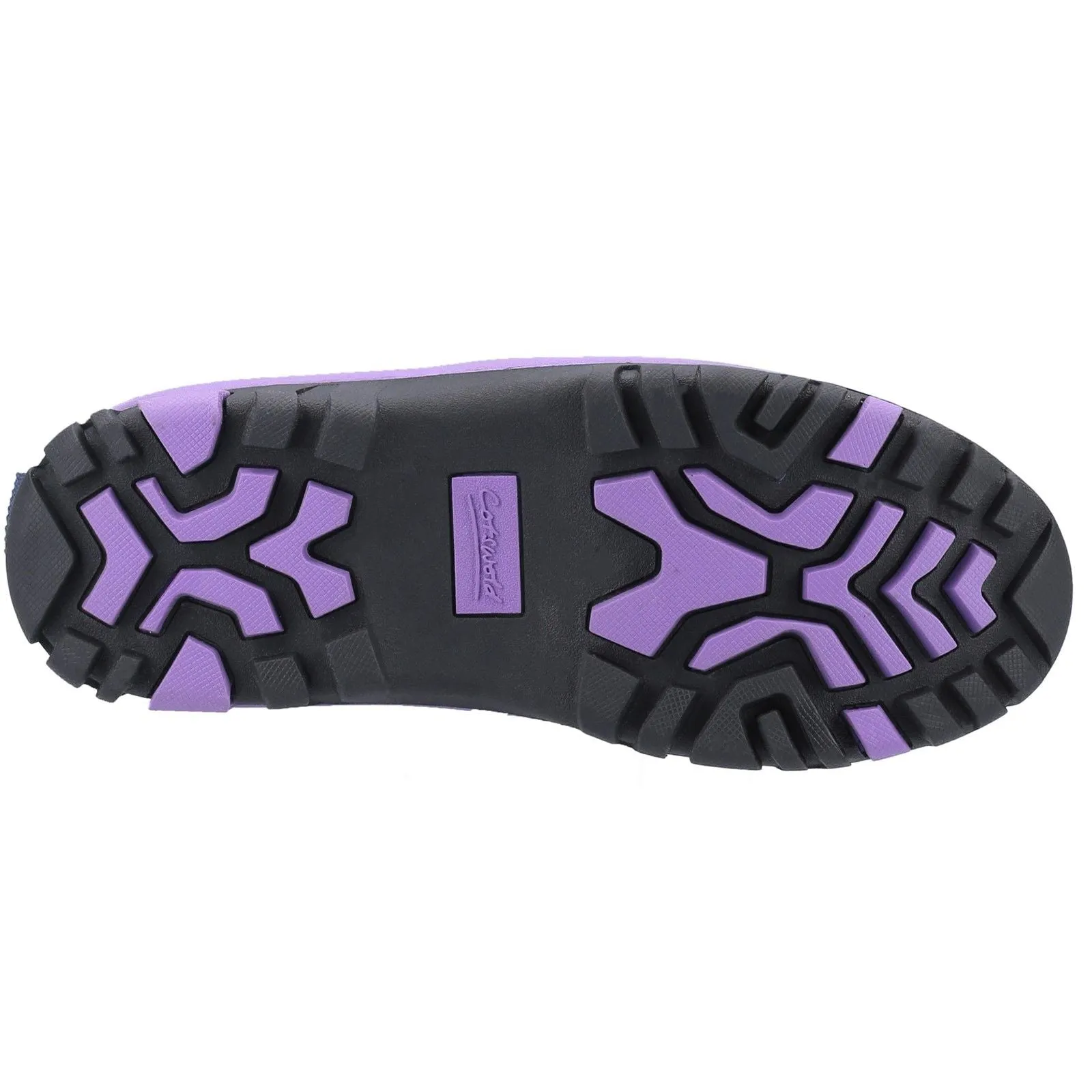 Ready for Weather Chilly Day Wear Cotswold Womens Realm Adjustable Wellington Boot Blue/Purple