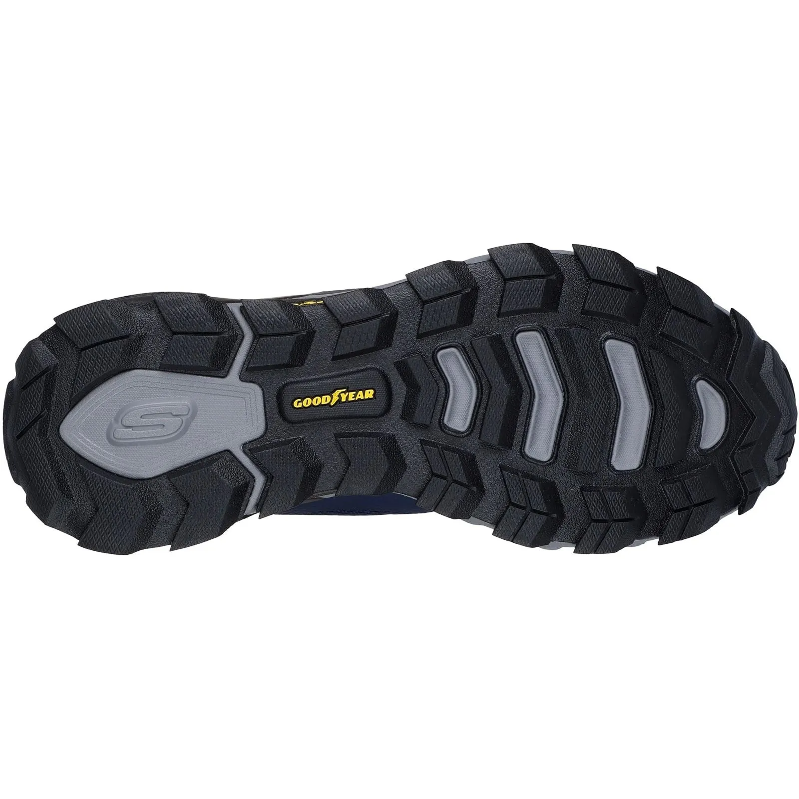 Waterproof gear Slip Control Skechers Mens Max Protect Assembly Hiking Shoes Navy