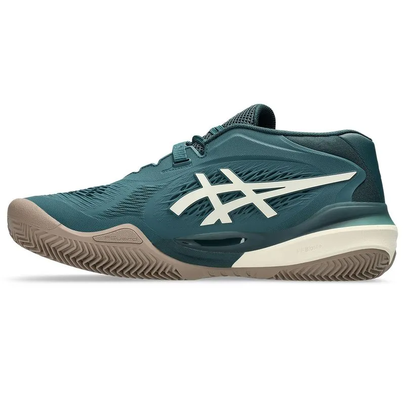 Hot Day Leg Long Asics Men's Gel Resolution X Saxon Green and Birch