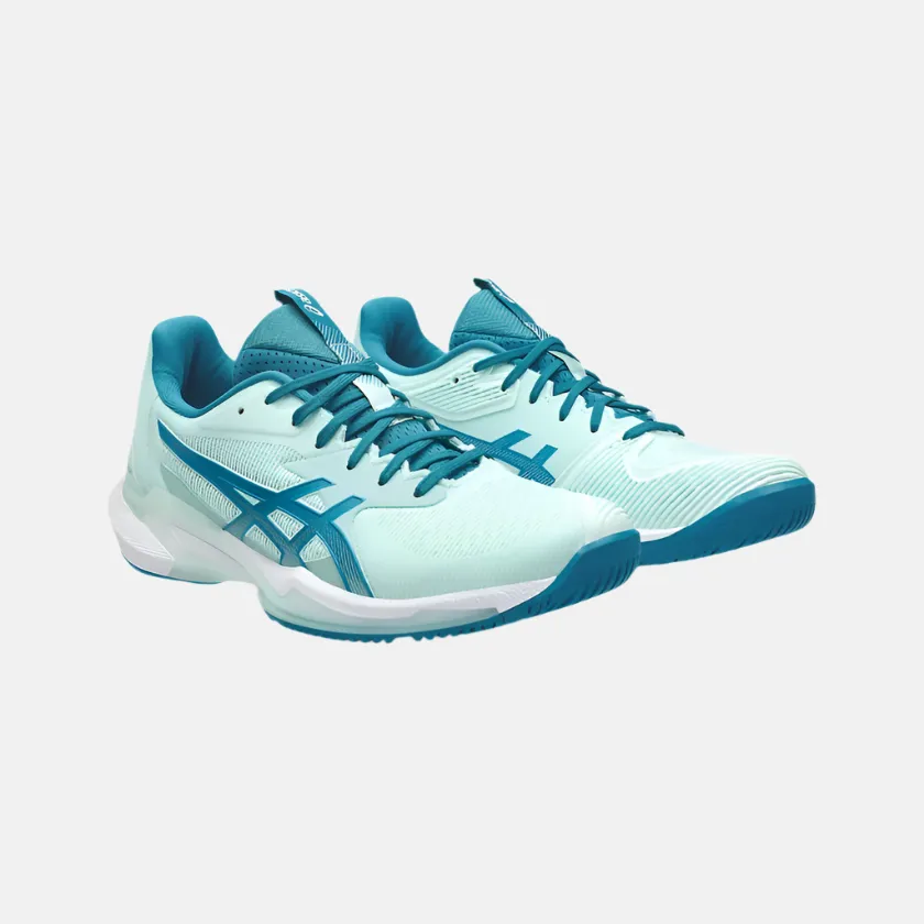 Asics Solution Speed FF 3 Women's Tennis  Shoes -Soothing Sea/Teal Blue Comfortable ankle Synthetic Upper