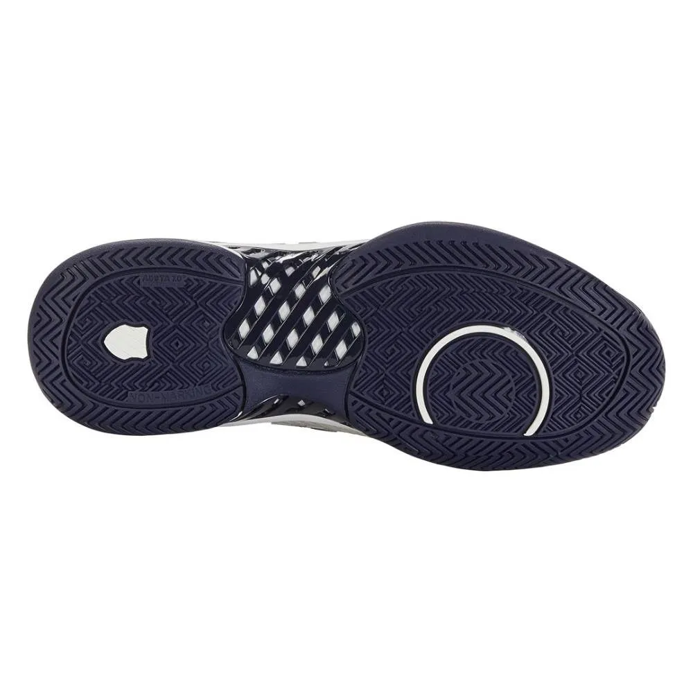 K-Swiss Hypercourt Express 2 Wide Men's Tennis Shoe (Gray/Blue) Daily Commute