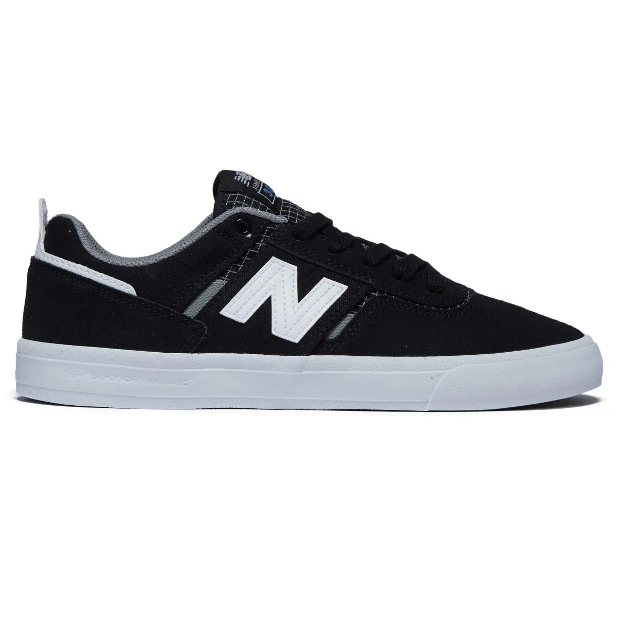 New Balance 306 Foy Shoes - Black/White Suede Sturdy Outsole