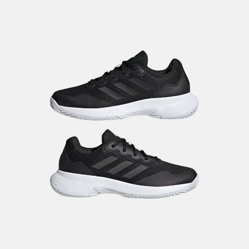 Ankle Support Adidas Women??s Gamecourt 2.0 Tennis Shoes - Black