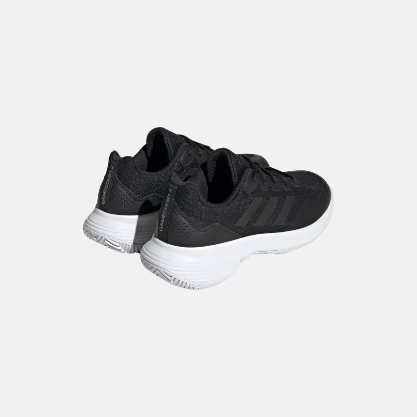 Quick Movement Responsive cushioning Adidas Women??s Gamecourt 2.0 Tennis Shoes - Black