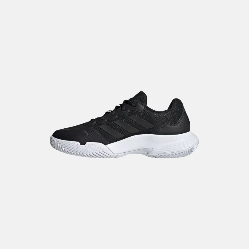 Support frame Daily Commute Adidas Women??s Gamecourt 2.0 Tennis Shoes - Black