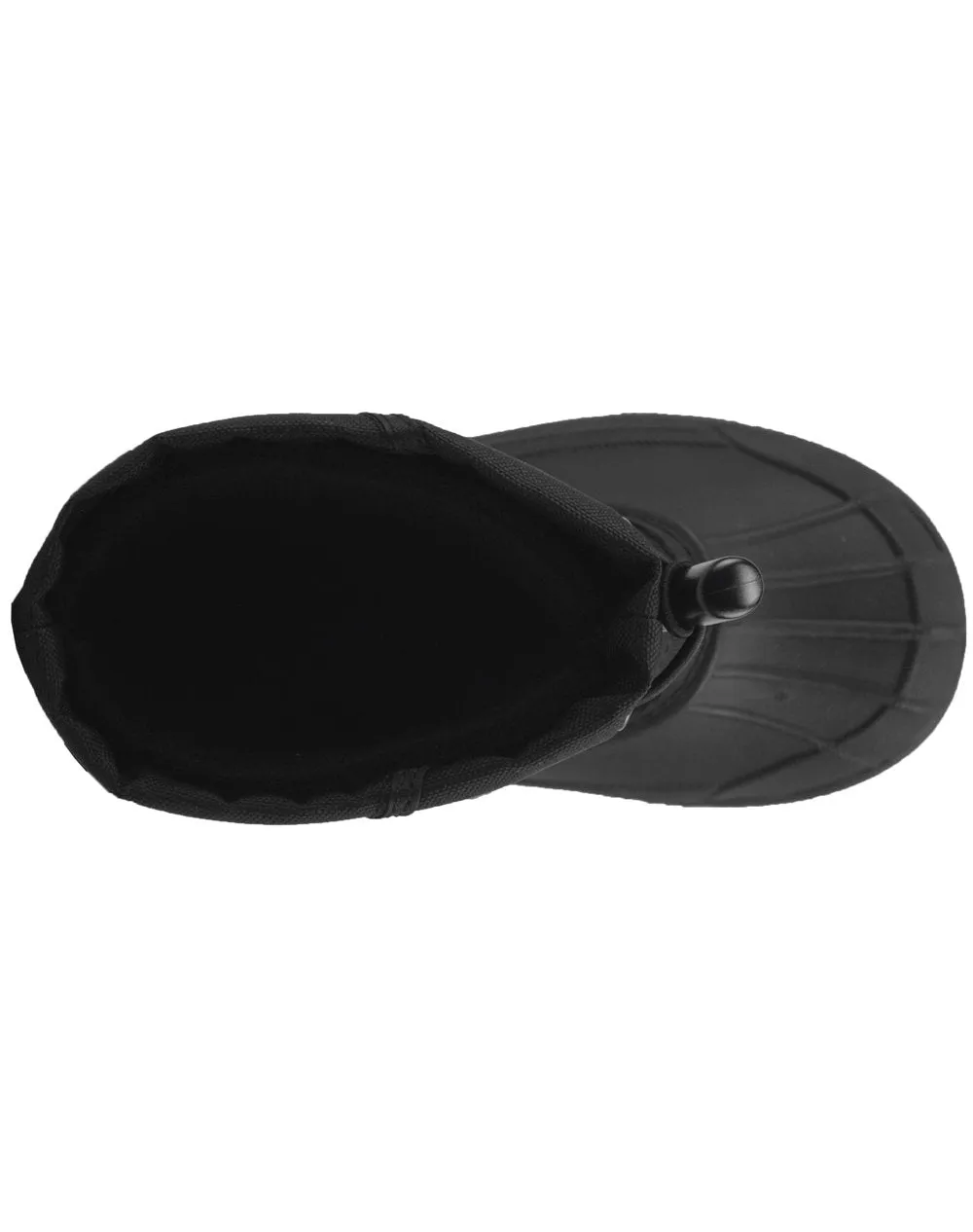 Arctic Trekking Stealth Black Velcro Snow Boots