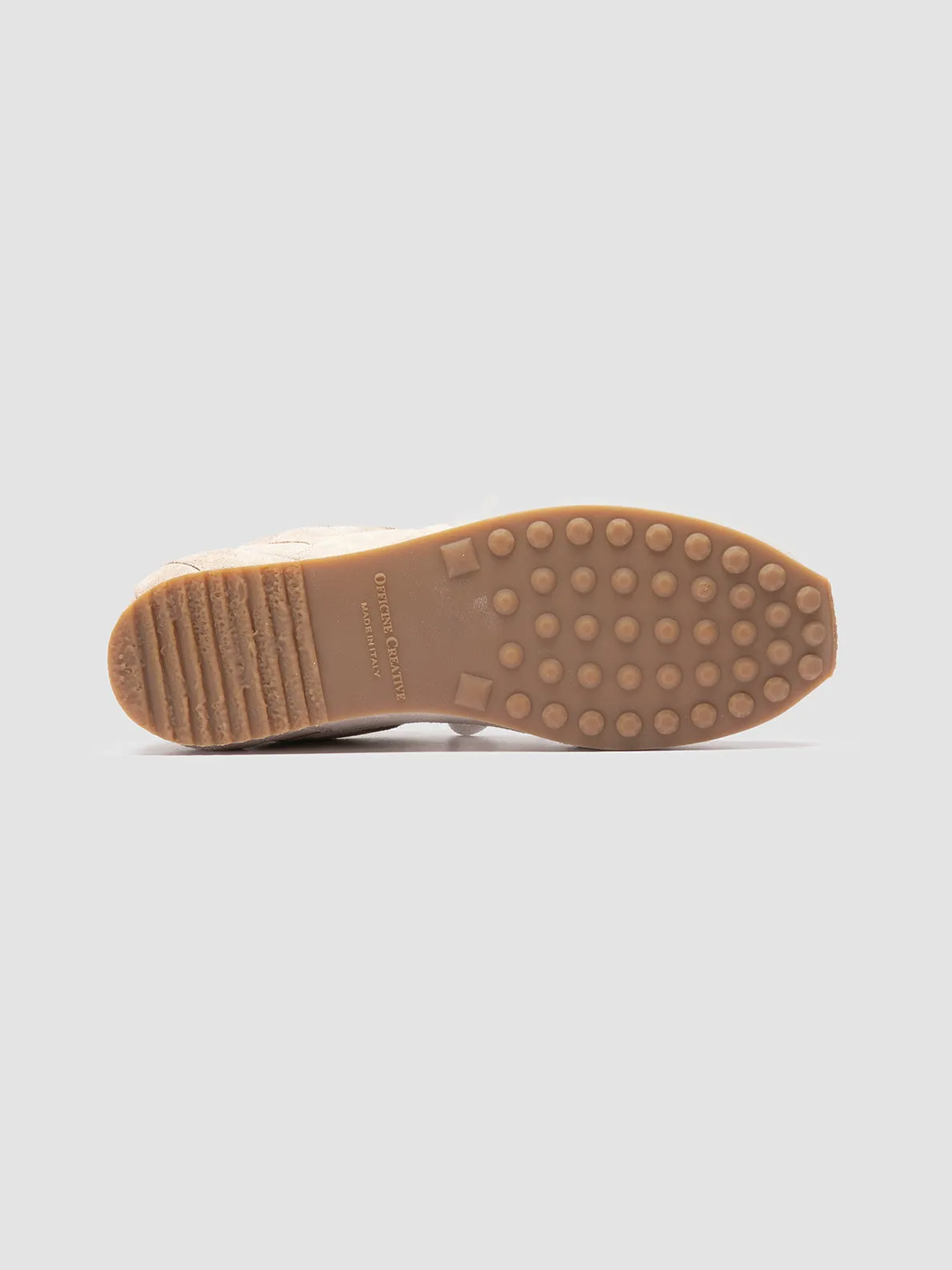 AWAY 101 - Ivory Suede Sneakers Adjustable