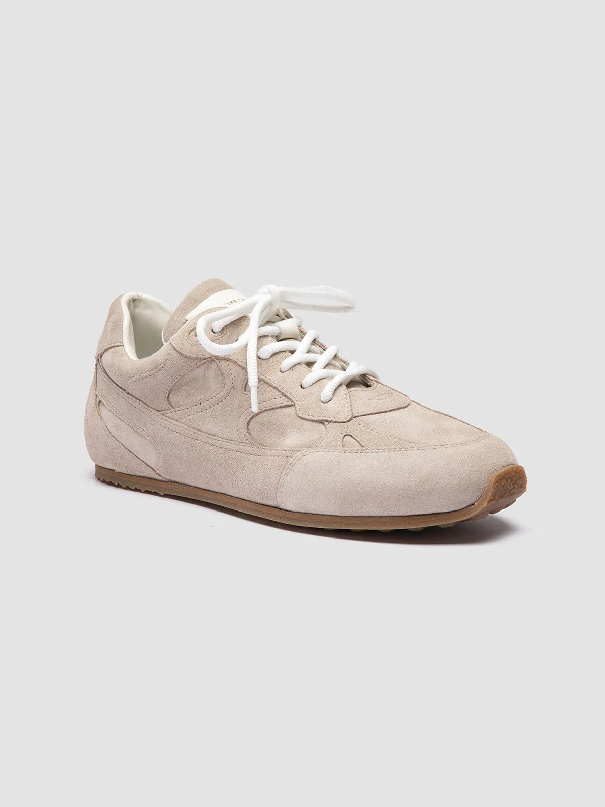 Closet Core Shine Silver AWAY 101 - Ivory Suede Sneakers