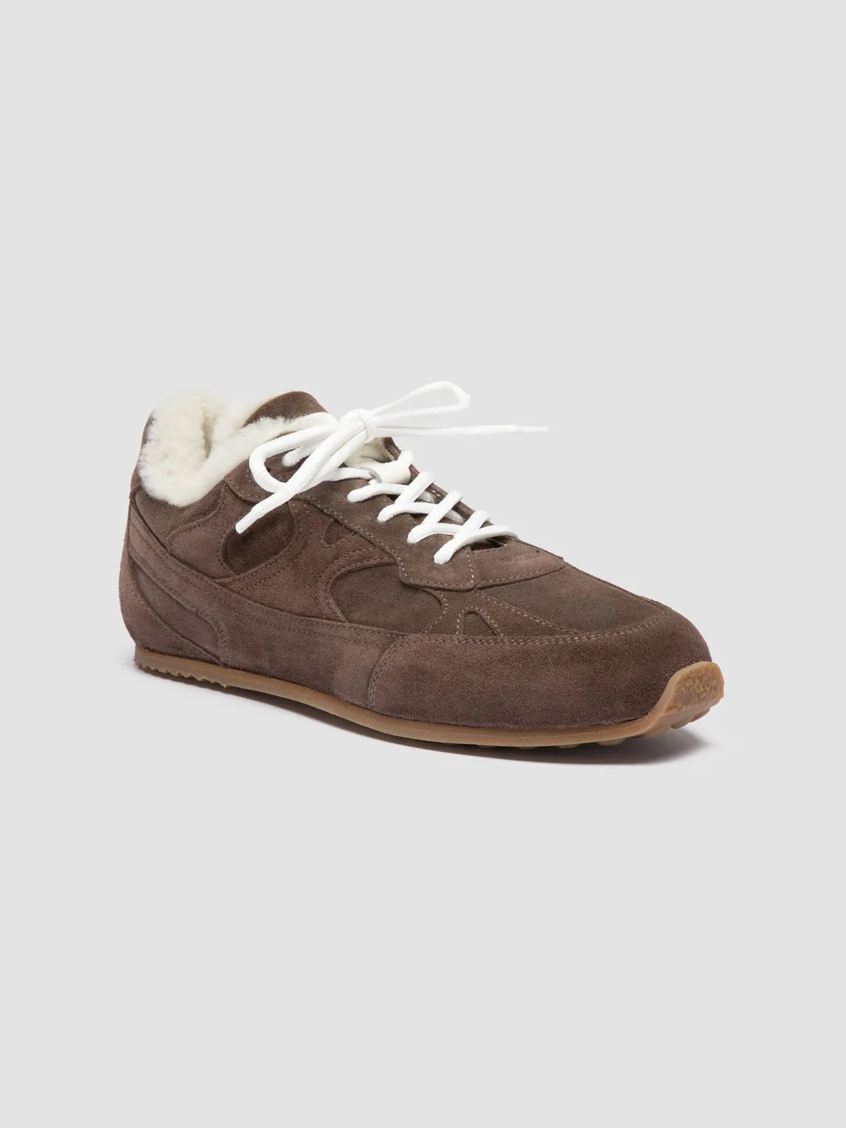Bone Aid AWAY 102 - Taupe Suede Sneakers