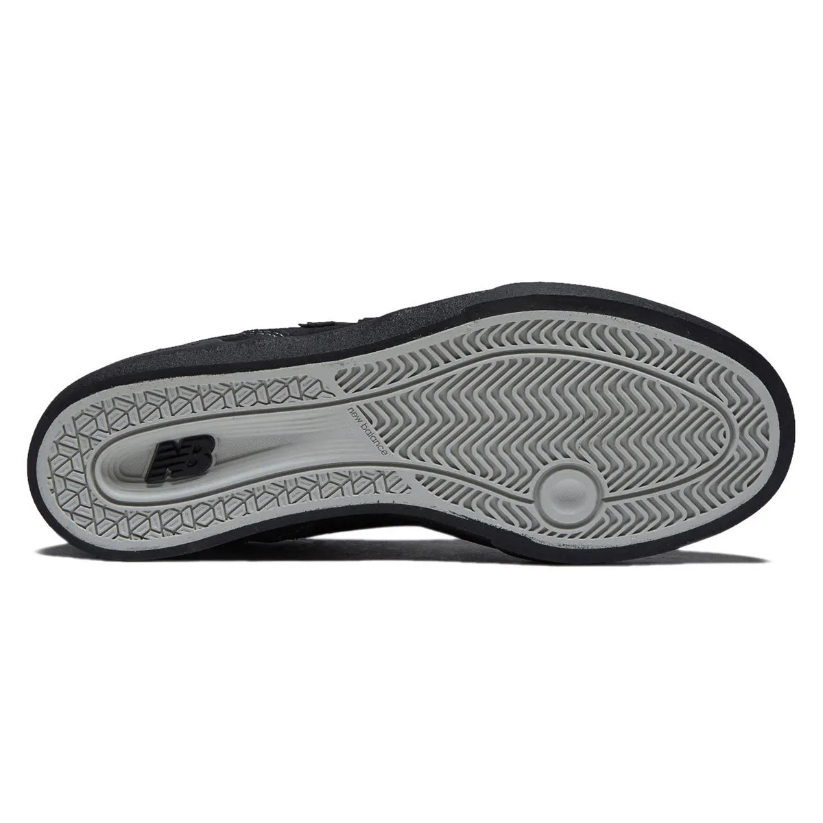 Snug Comfort Fit New Balance 574 Vulc Wide Shoes - Black/Black