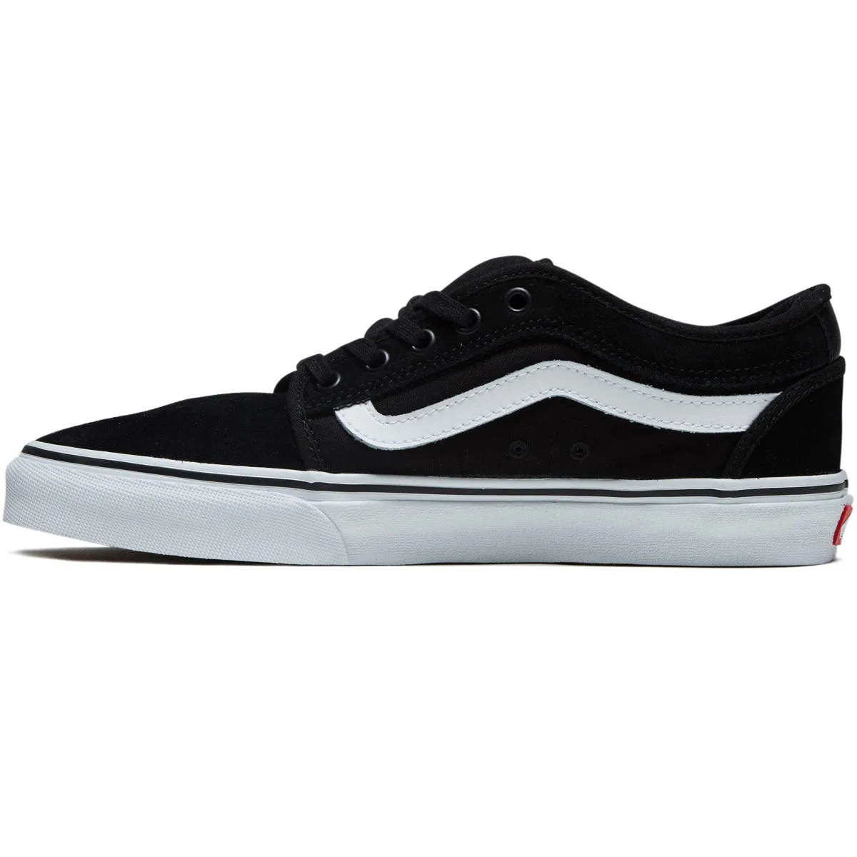 Vans Chukka Low Sidestripe Shoes - Black/White Season Choice