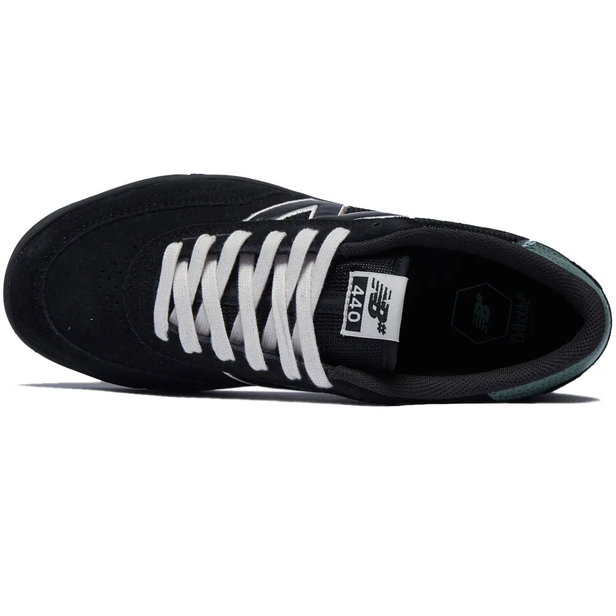 New Balance 440 V2 Shoes - Black/Black synthetic leather