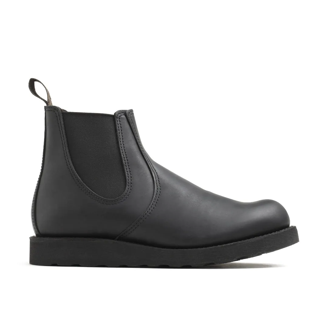 Chelsea Men's Boot 3194 - Black Harness Travel Ready Cold Weather Must