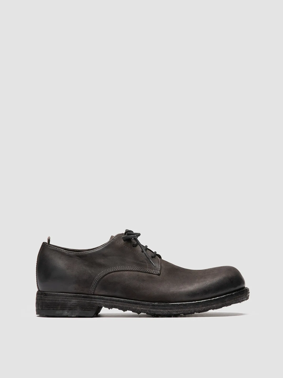 Comfort Leather City Stroll BULLA DD 101 - Grey Leather Derby Shoes