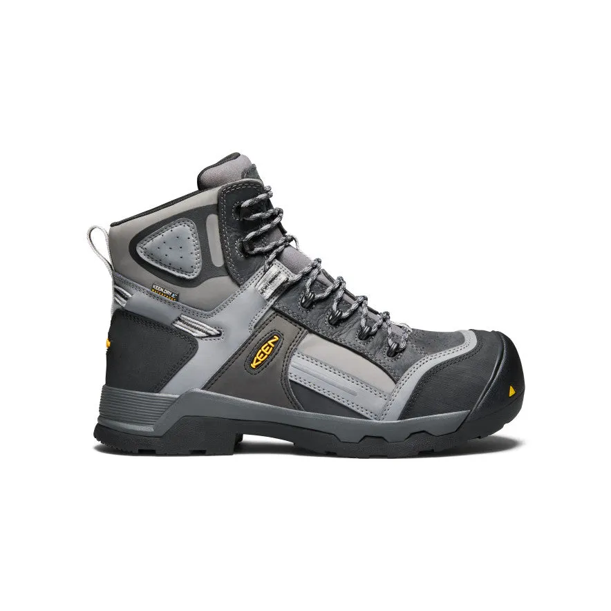 Men's Davenport 6" Insulated Waterproof Boot (Composite Toe)  |  Magnet/Steel Grey Base Support All-Terrain Gear