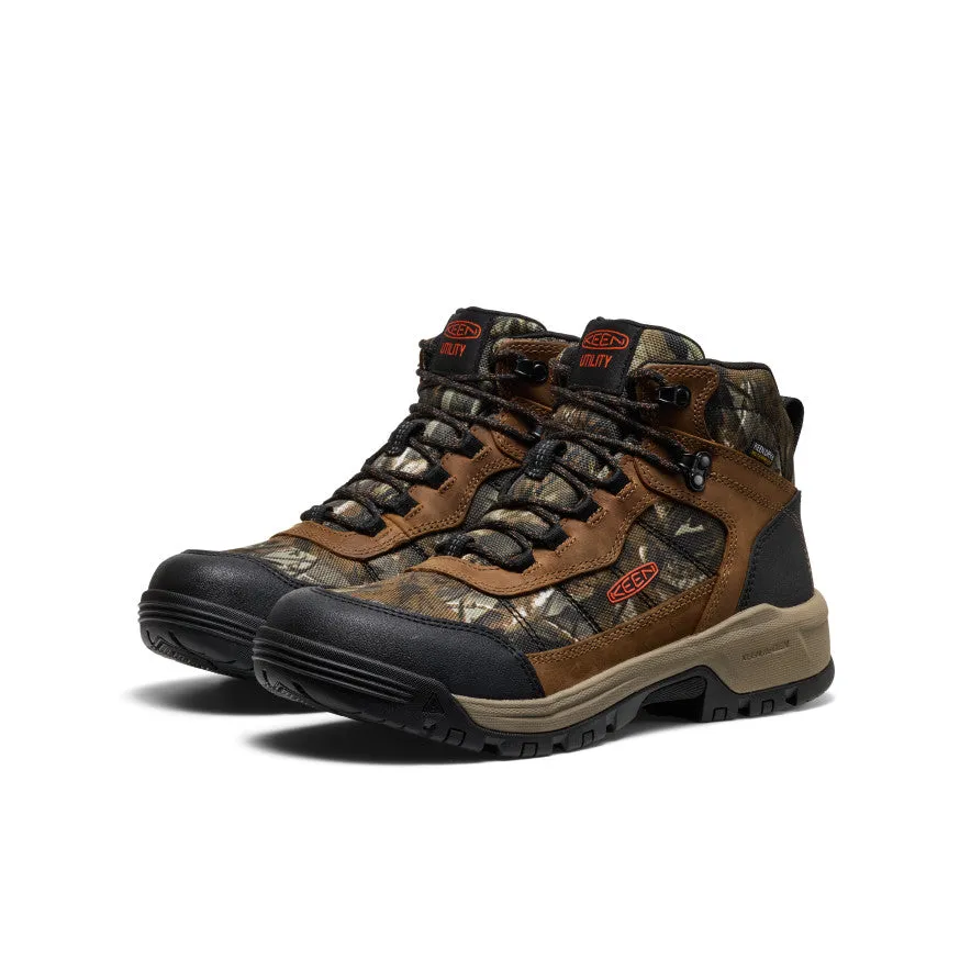 Men's Skokie Waterproof Work Boot (Soft Toe)  |  Camo/Black Resistant Materials