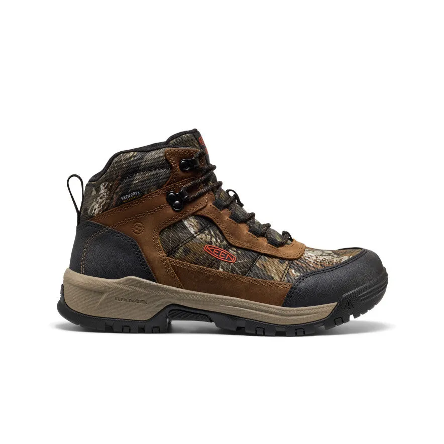 Men's Skokie Waterproof Work Boot (Soft Toe)  |  Camo/Black Flexible Hiking Fit Agile Hiking