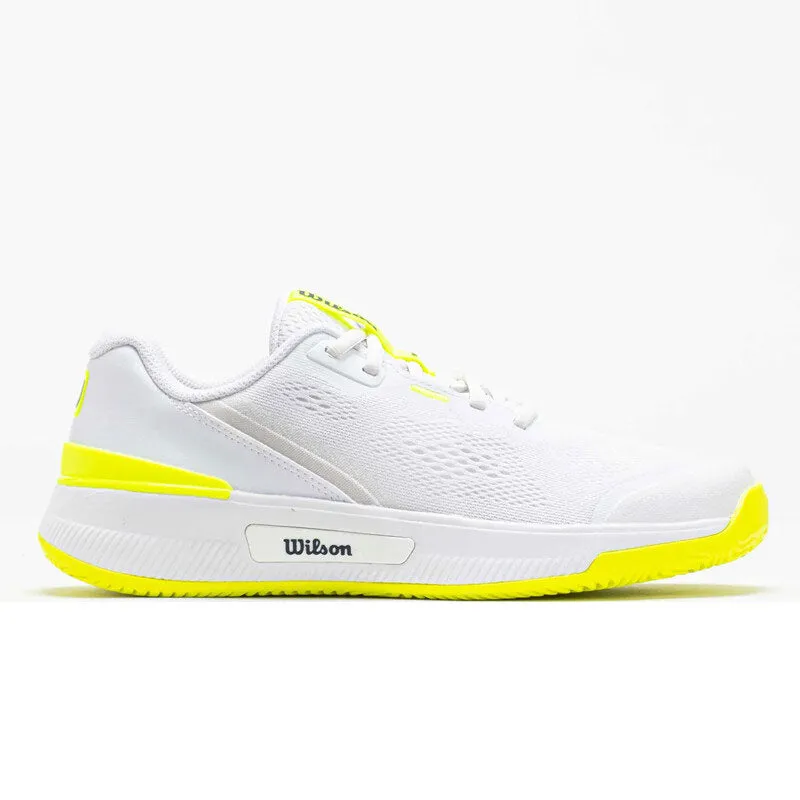 Japan Neat Rich Jewel Wilson Intrigue Pro Tennis Shoes White Safety Yellow