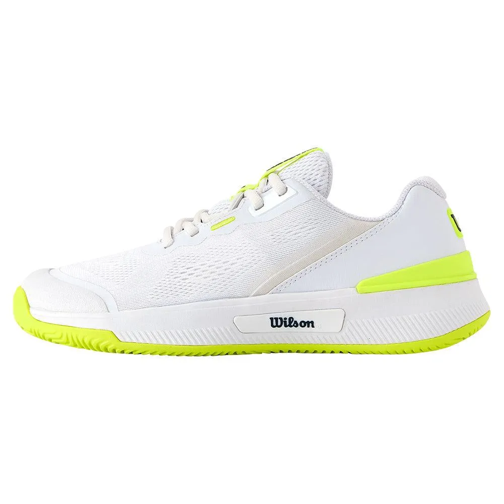 Wilson Intrigue Pro Tennis Shoes White Safety Yellow Dream Path