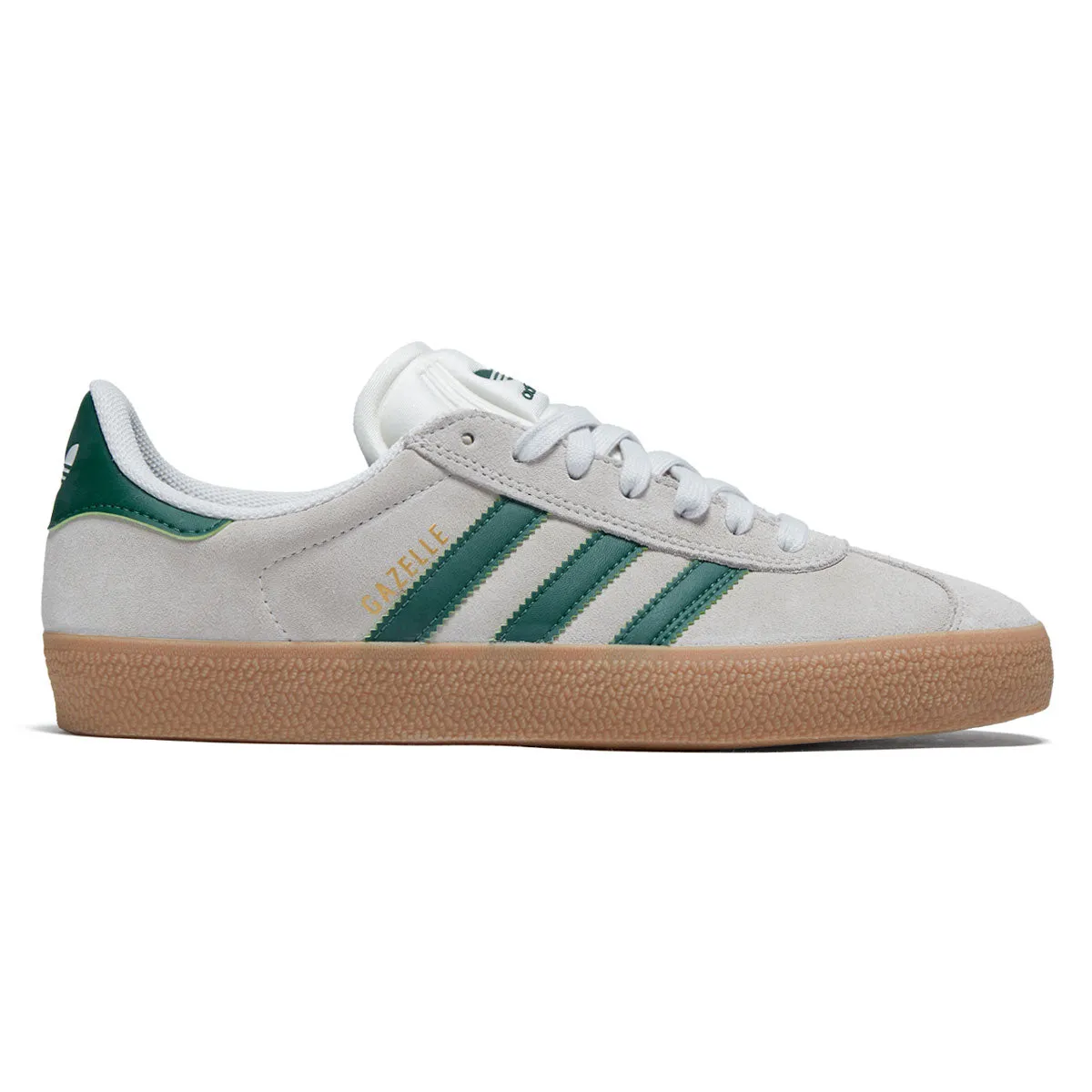 Breathable mesh Light Pace Adidas Gazelle ADV Shoes - Crystal White/Crystal White/Gum