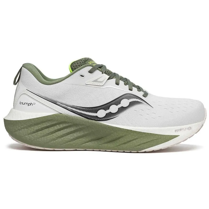 Saucony Triumph 22 D Mens Running Shoes snowy
