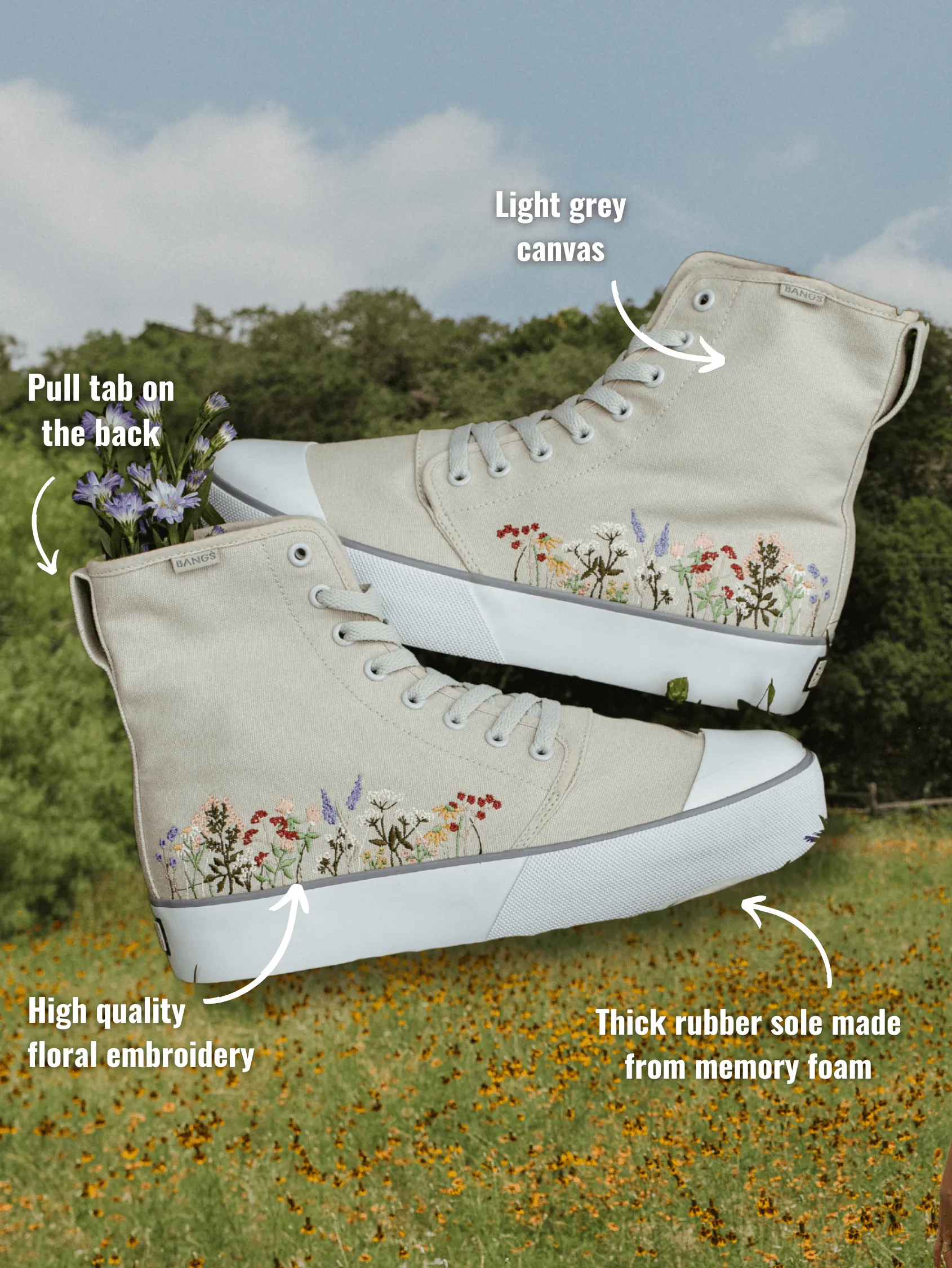 Wildflower Wanderer Platform High Top Soft Shell