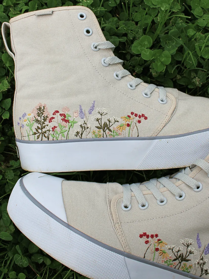 Low Top Wildflower Wanderer Platform High Top