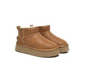 UGG EVERAU? UGG Boots Women Sheepskin Wool Ankle Platform Romi Adventure Walks Winter Activity Gear